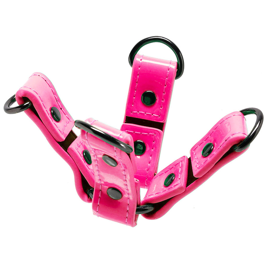 Electra Play Things Radiant Neon Pink Hog Tie Restraint