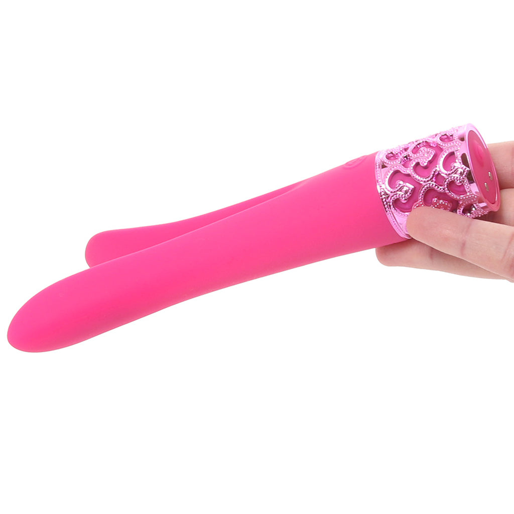 Shots Toys Royal Gems Dueling Queens Vibe in Pink - Vibrators - HoneyHugs Canada (View 4)