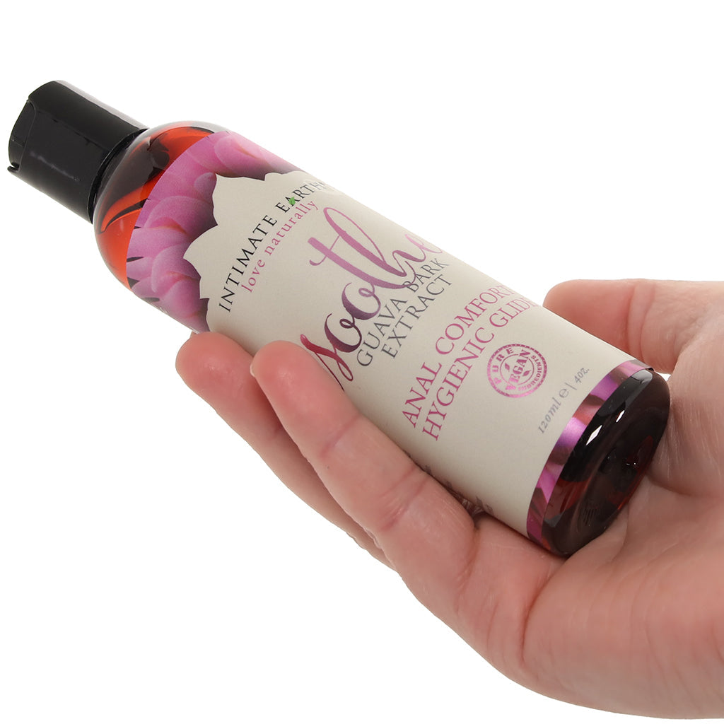 Intimate Earth Soothe Antibacterial Anal Glide - Guava Bark Water-Based Lube