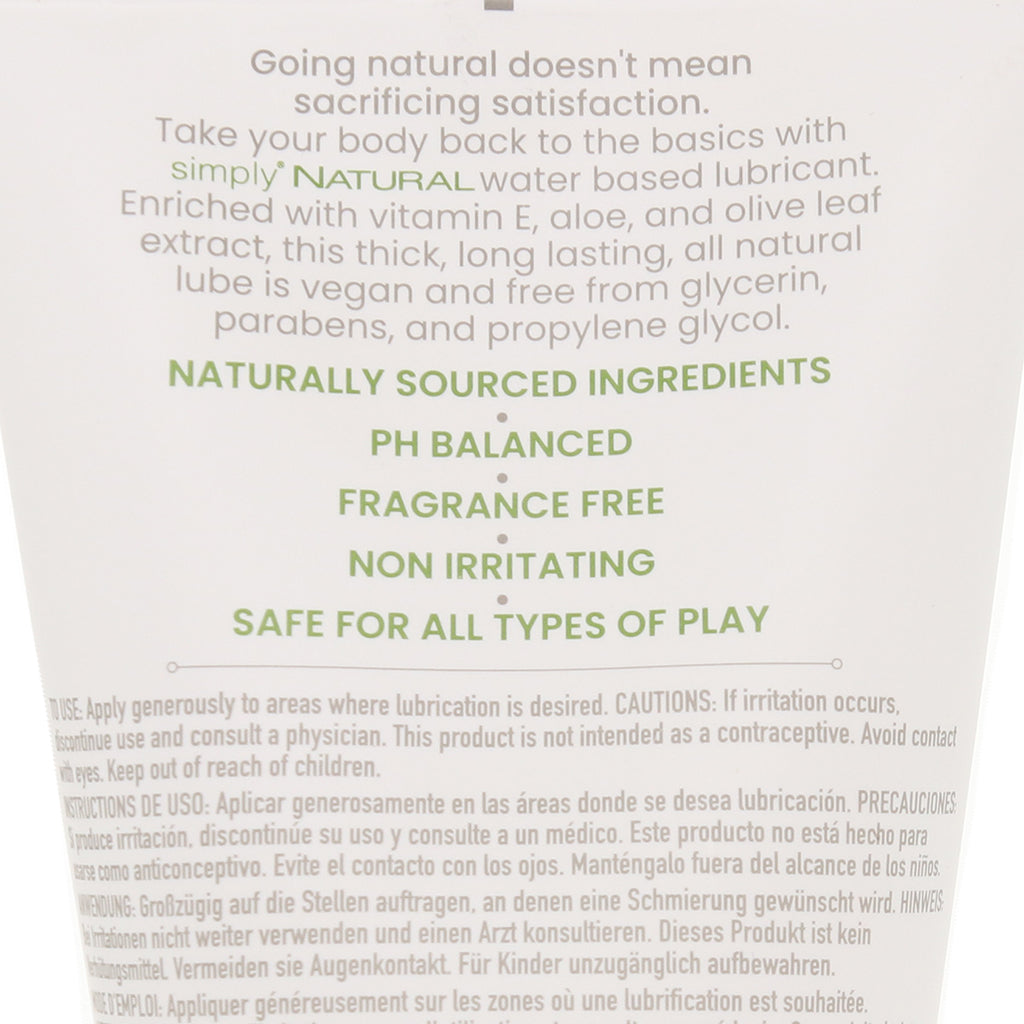 Simply Natural Lube 4oz / 120ml in 4oz/120ml