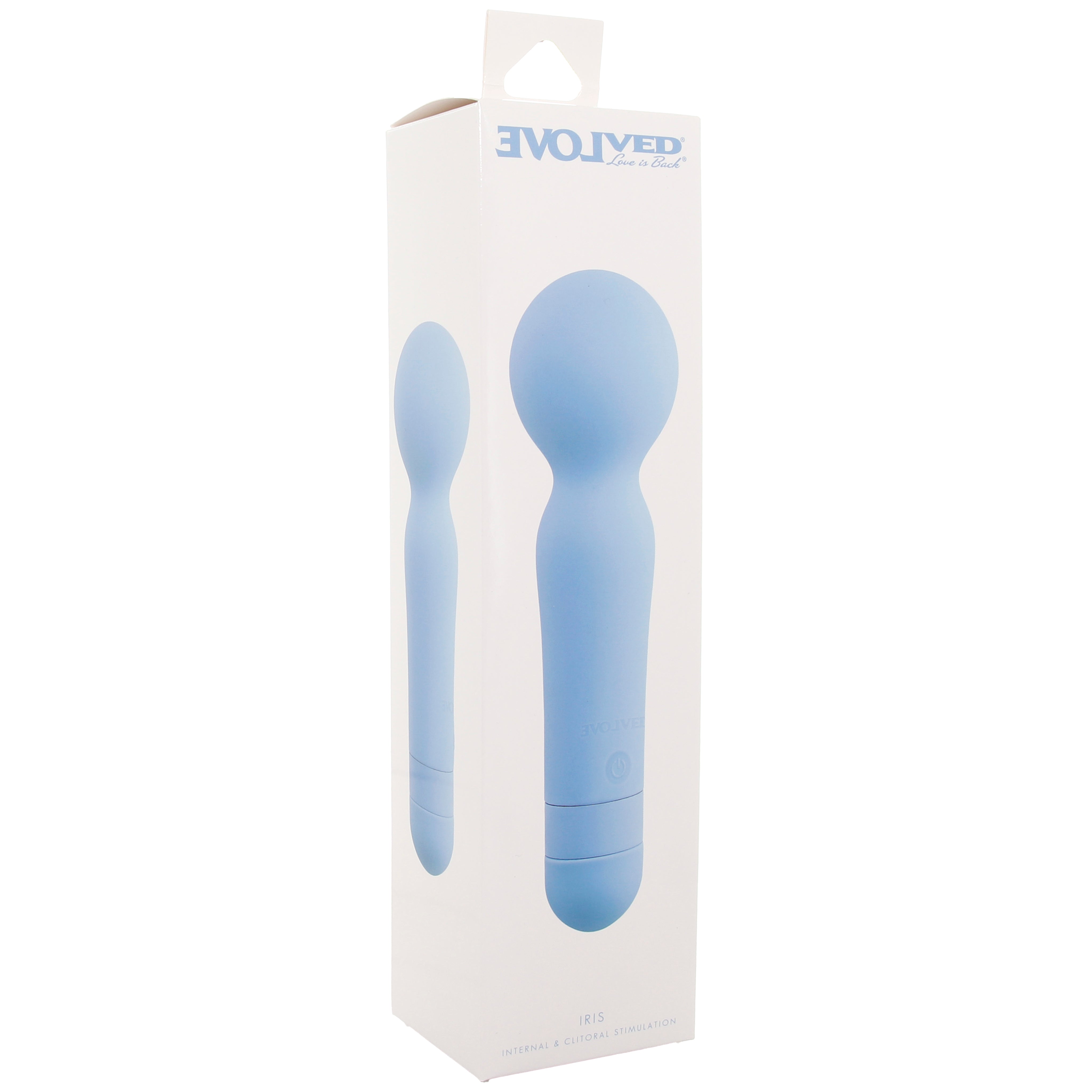 Iris Squeezable Silicone Wand Vibe
