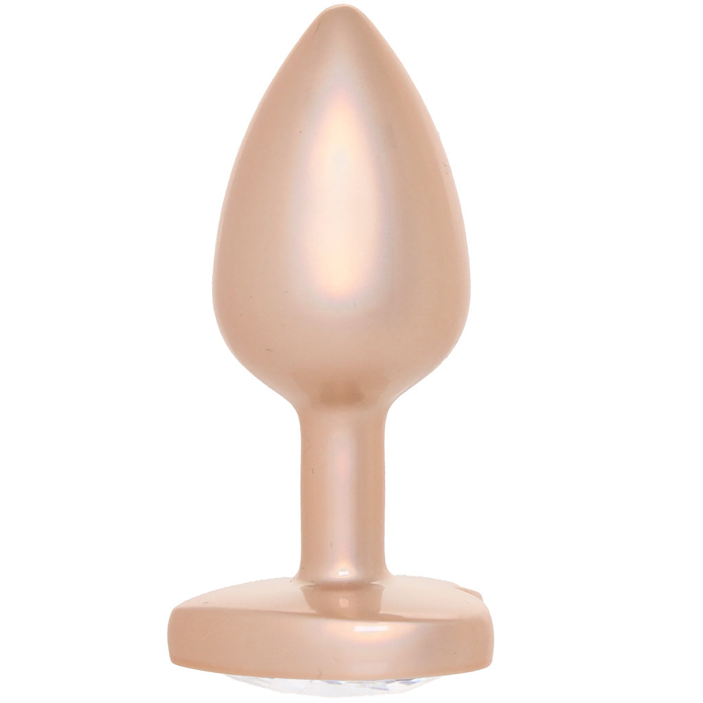 Booty Bling Gold Metal Jewelled Butt Plug in Small