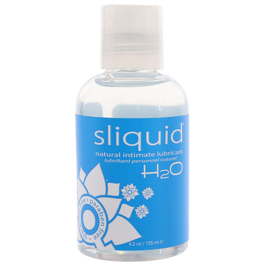 Sliquid H2O: Natural, Glycerine-Free Water-Based Lubricant for Pure Pleasure | 4.2oz