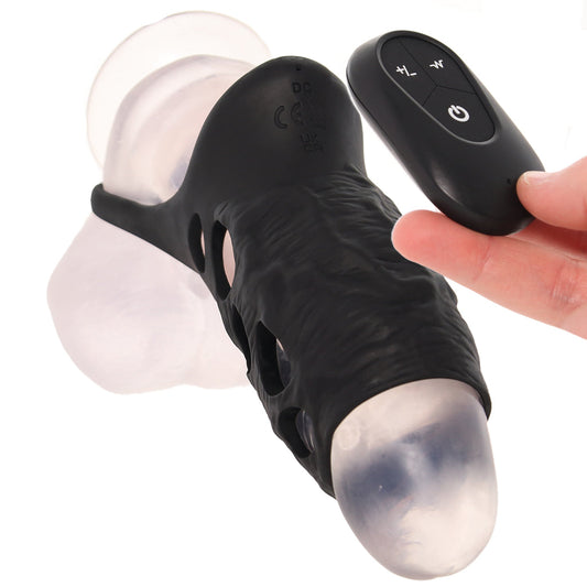 Renegade Series Renegade Edge Vibrating Sleeve with Remote - Vibrators - HoneyHugs Canada (View 2)