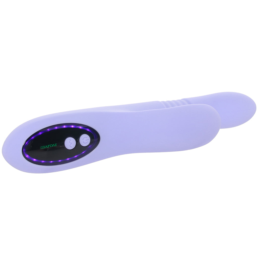Evolved Novelties Pep Talk Thrusting Rabbit Vibe - Vibrators - HoneyHugs Canada (View 5)