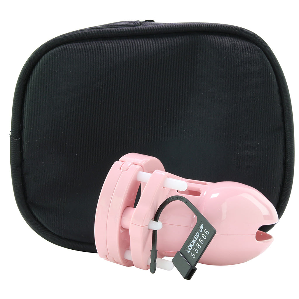 Pink CB-6000S Designer Male Chastity Device - Luxury Locking Control & Discreet Play