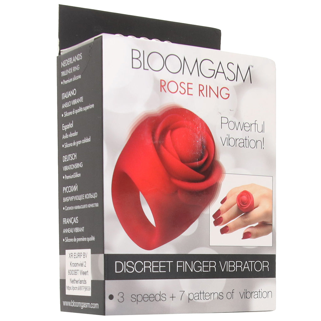 XR Brands Bloomgasm Rose Ring Finger Vibe - Vibrators - HoneyHugs Canada (View 9)