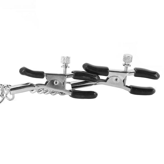 Unleash Desire: Triple Intimate Silver Clamps | Nipple & Clitoral Play