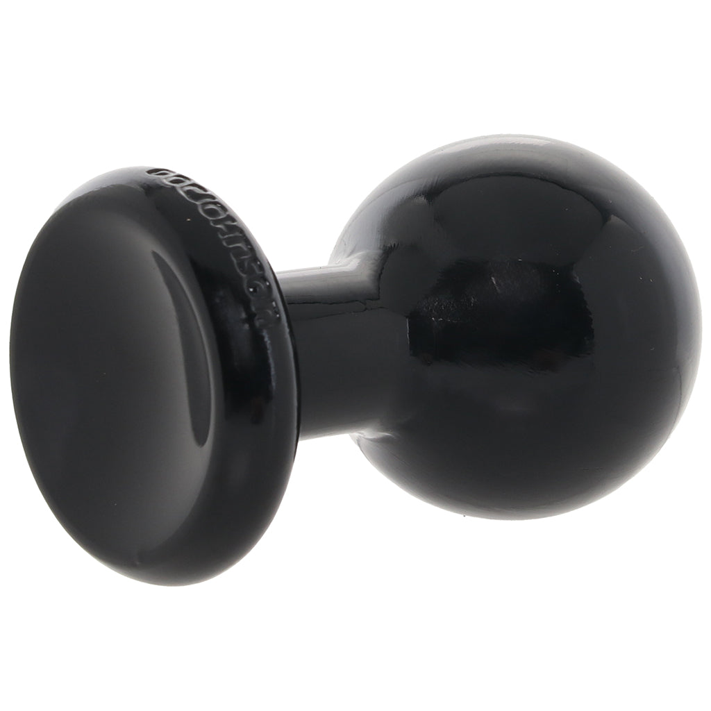Round Butt Plug Medium in Black