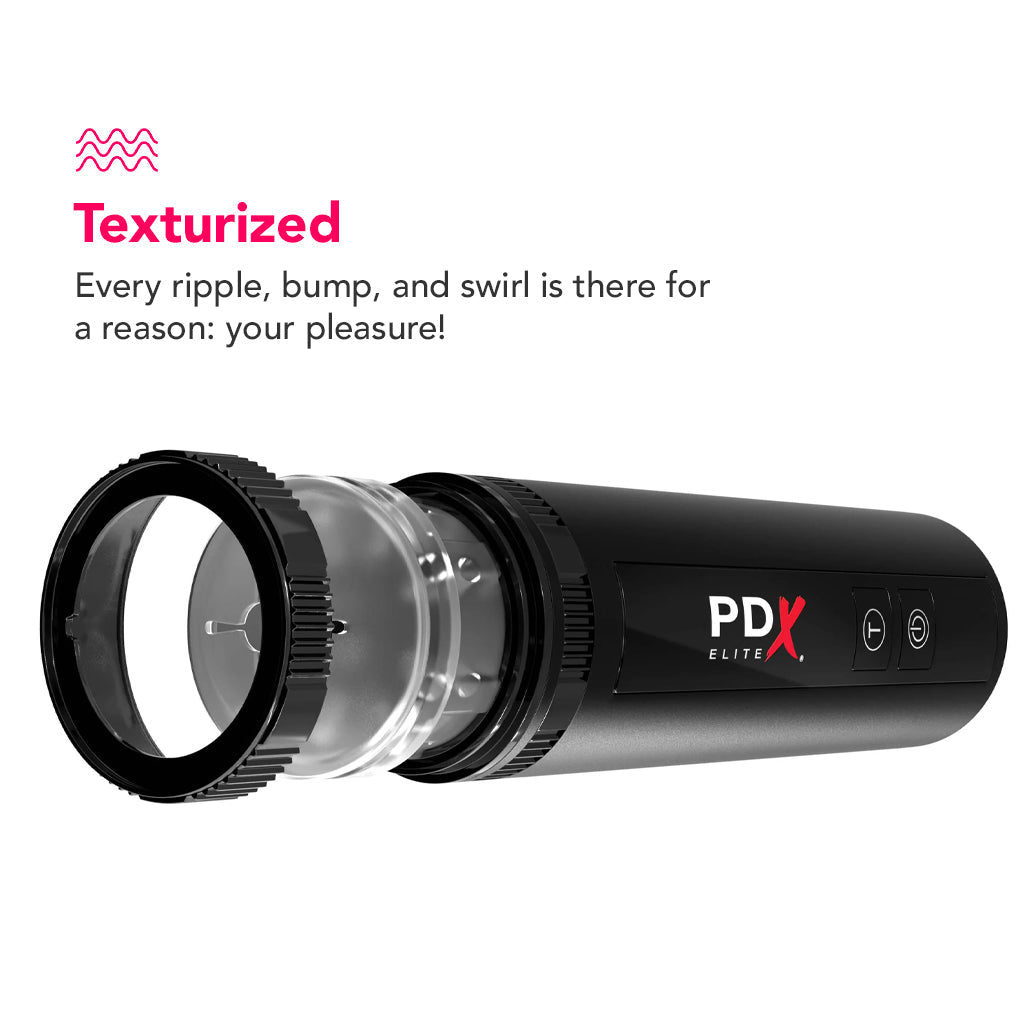 Pipedream Extreme Toyz Moto Bator X Thrusting Masturbator - Male Masturbators - HoneyHugs Canada (View 4)