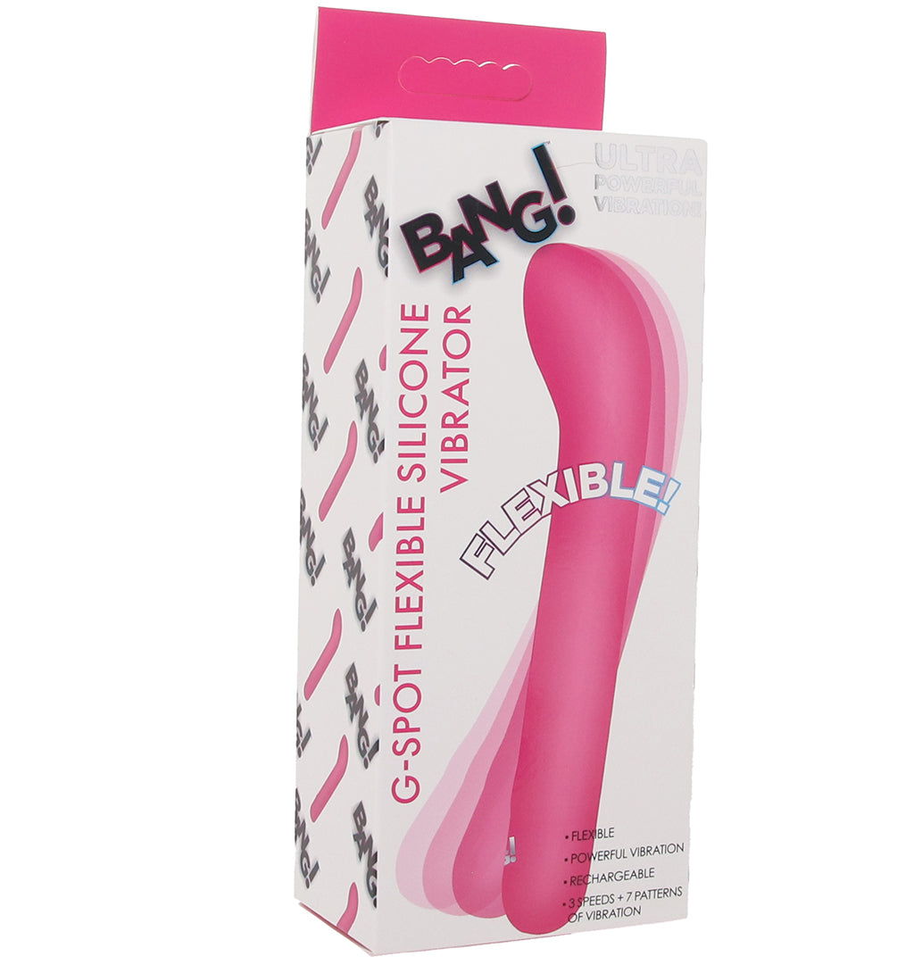 Bang! Flexible Silicone G-Spot Vibe in Pink