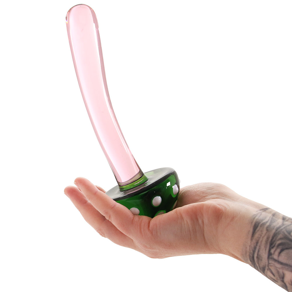 gläs Magic Mushroom Glass Dildo