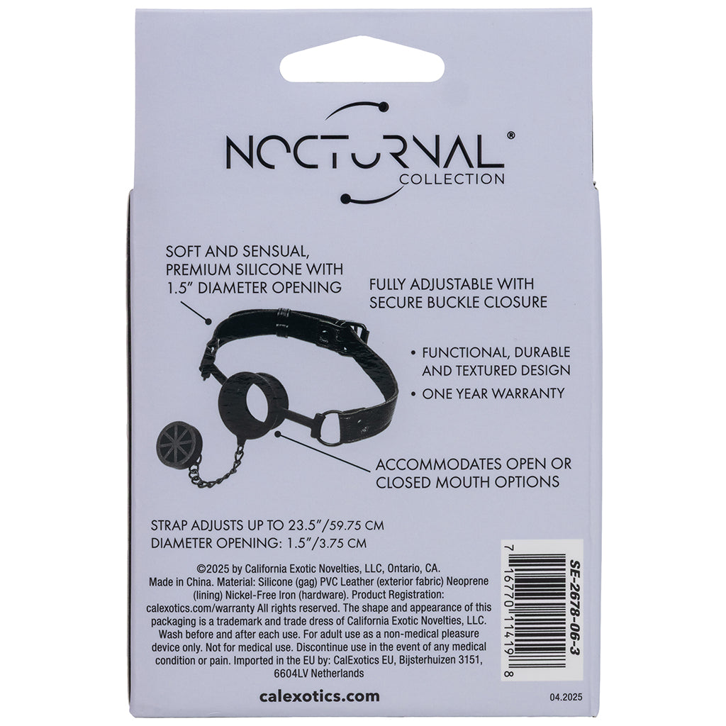 CalExotics Nocturnal Stopper Gag: Versatile Silicone Mouth Restraint