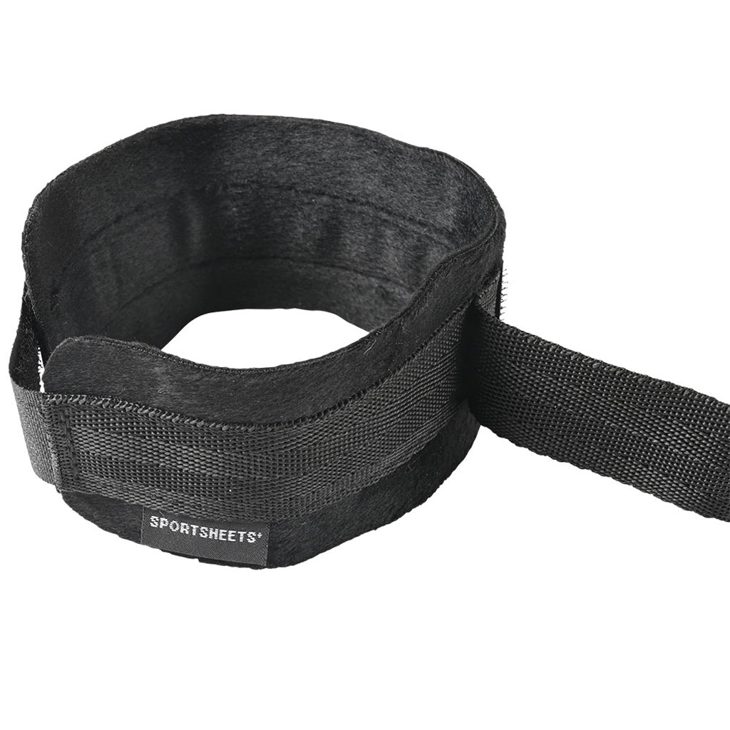 Velvet Noir Adjustable Hog Tie & Cuff Set – Luxurious & Flexible Bondage Restraints