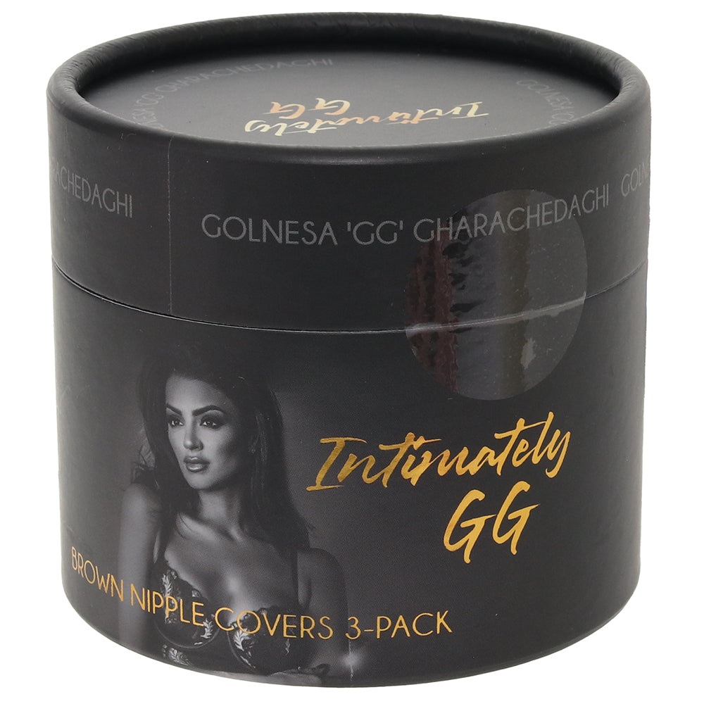 Intimately GG Dark Nipple Covers | Discreet Elegance 3-Pack