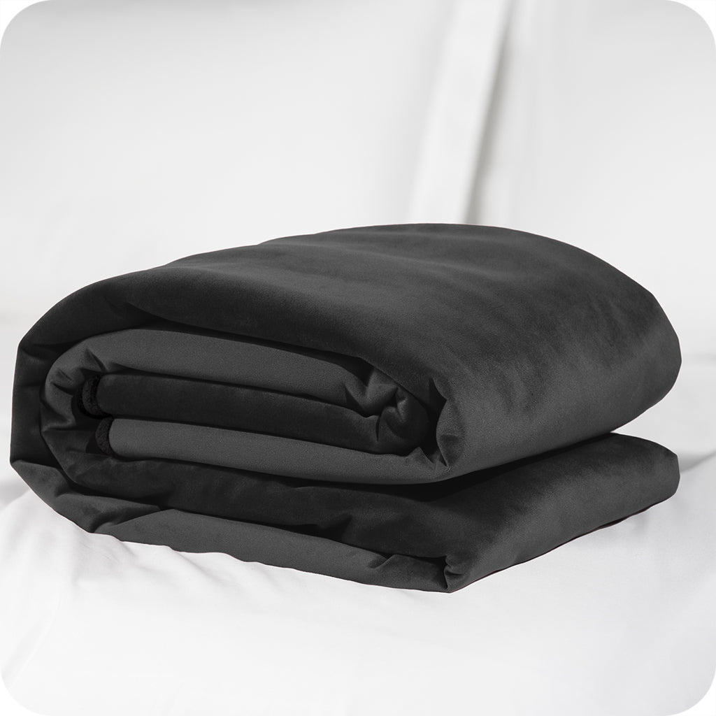 Liberator Fascinator King Throw in Deep Black: Indulge in Passion, Protect Your Sanctuary
