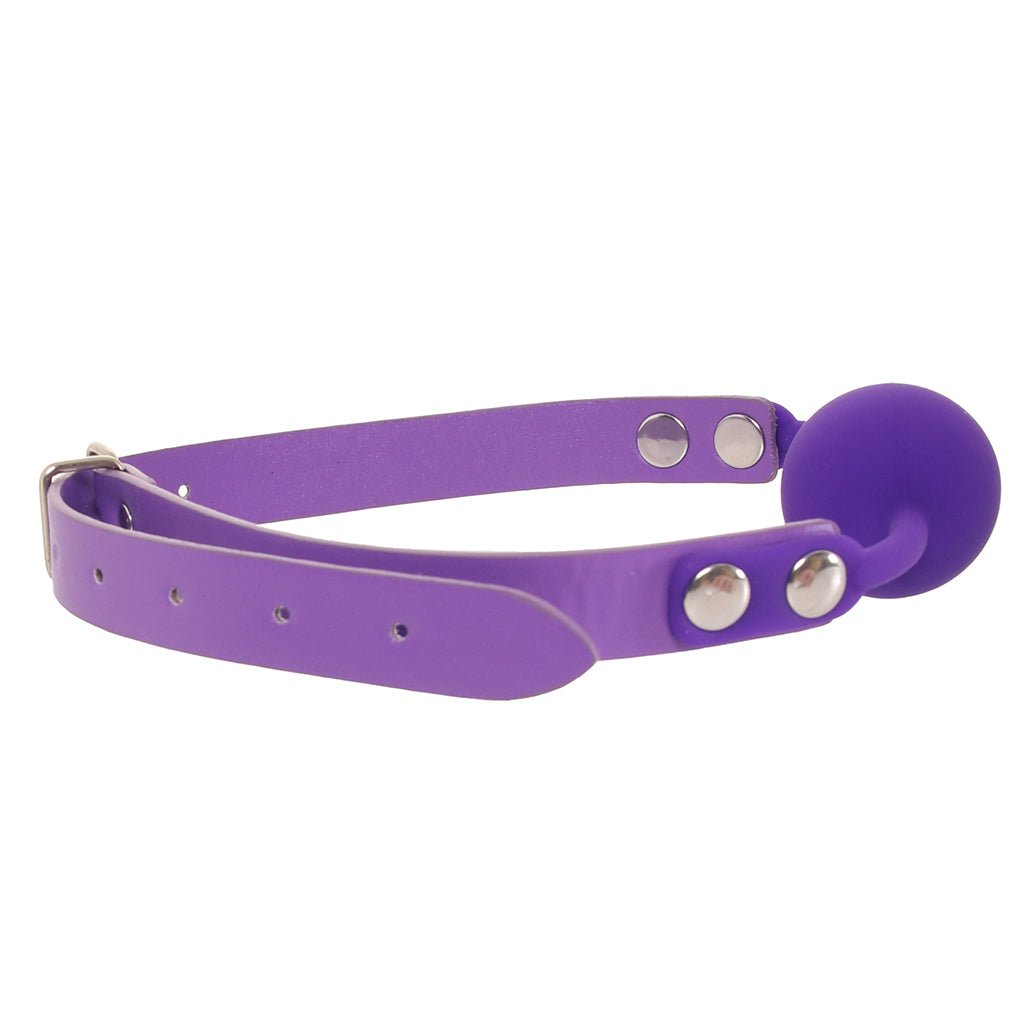 Ouch! Silicone Ball Gag in Purple