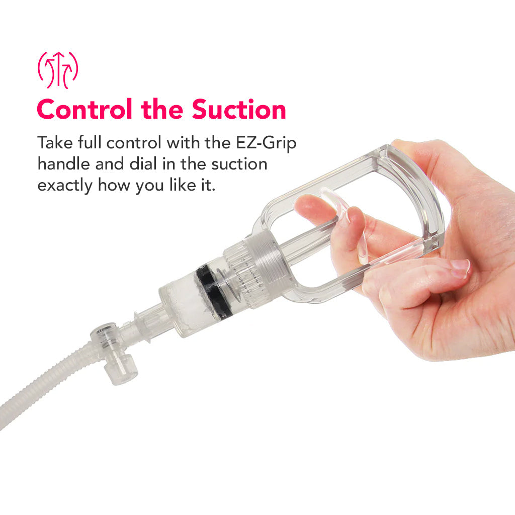 PDX Elite ViewTube Vac XXL Stroker with Hand Pump