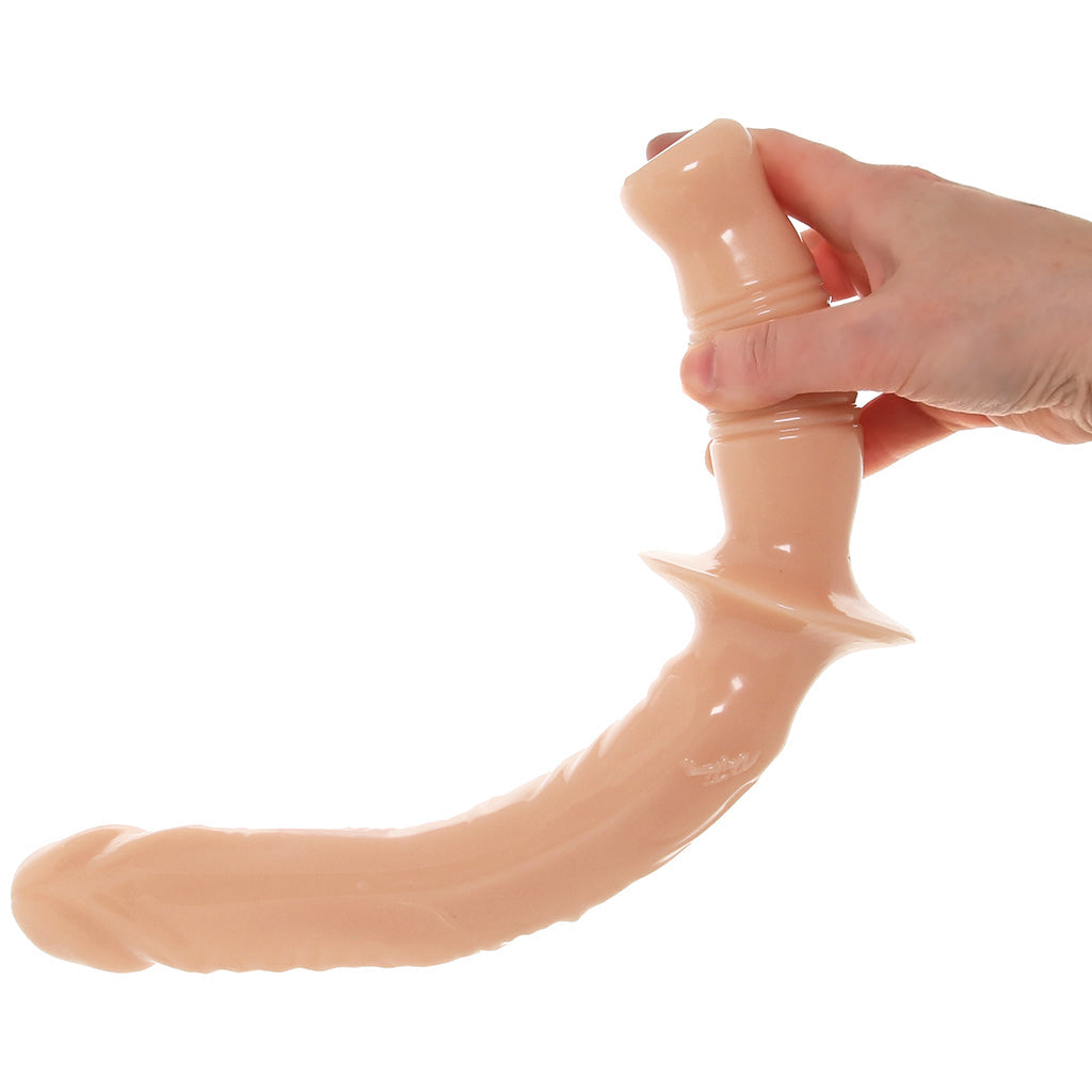The Man Handler Dildo in White