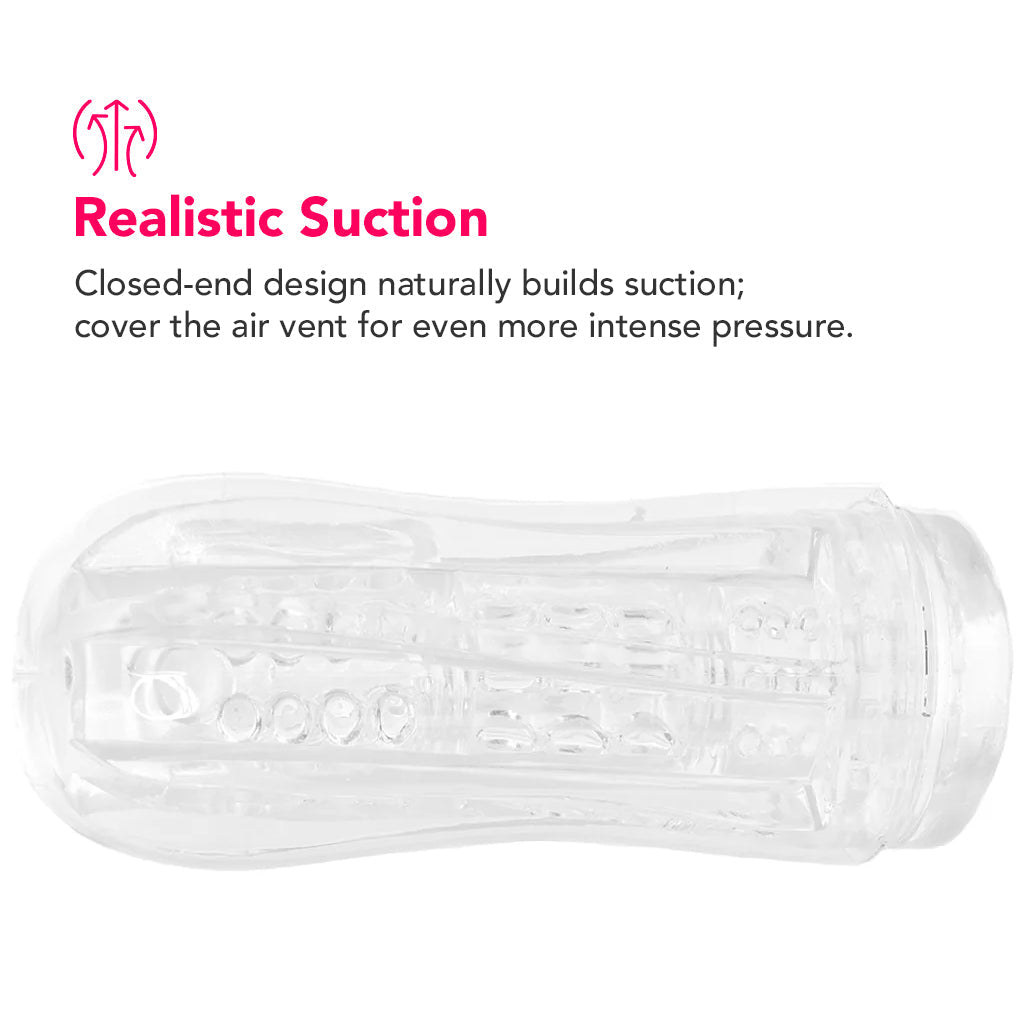 Pipedream Extreme Toyz PDX Elite ViewTube See-Thru Stroker - Male Masturbators - HoneyHugs Canada (View 3)