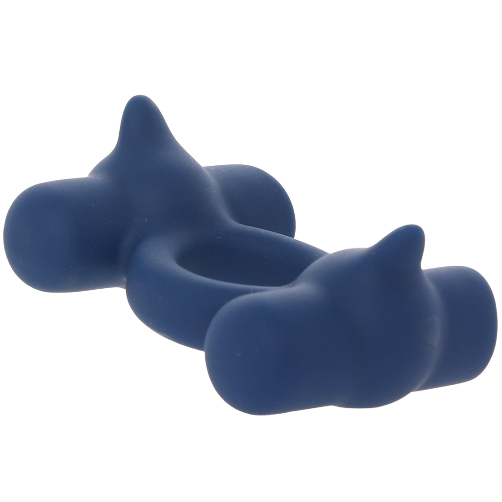 Maia Ronan Dual Vibrating Liquid Silicone C-Ring - Vibrators - HoneyHugs Canada (View 3)