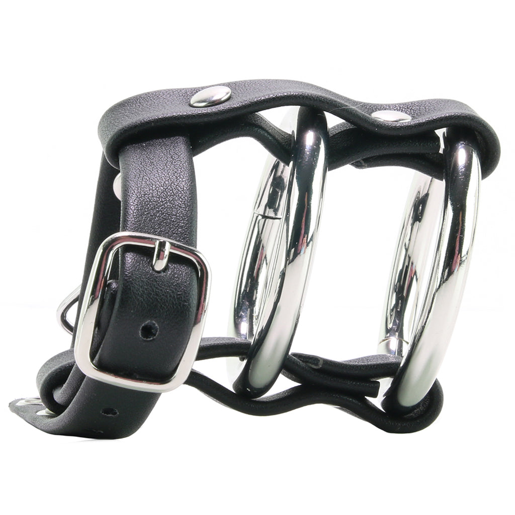 Double Metal C-Ring with Locking Ball Strap
