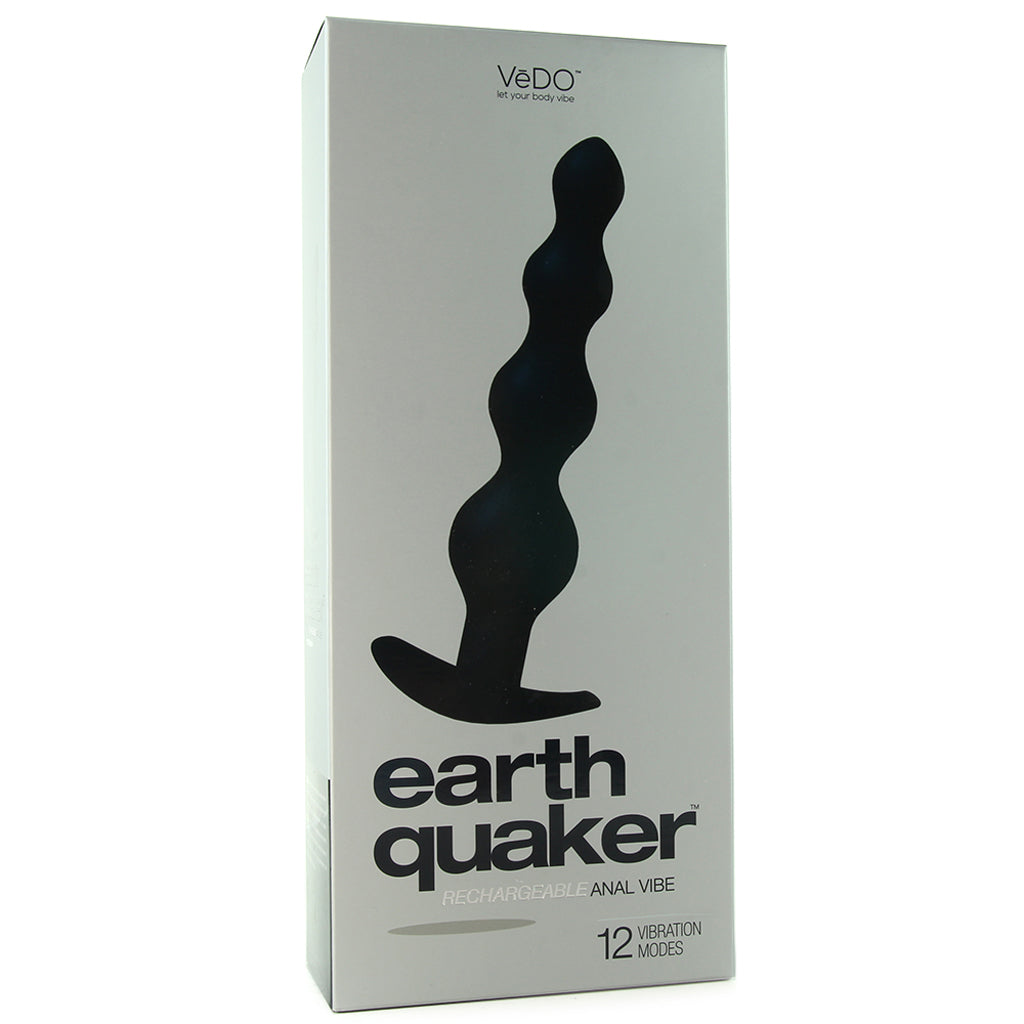 VeDO Earth Quaker Rechargeable Anal Vibe in Black - Vibrators - HoneyHugs Canada (View 6)