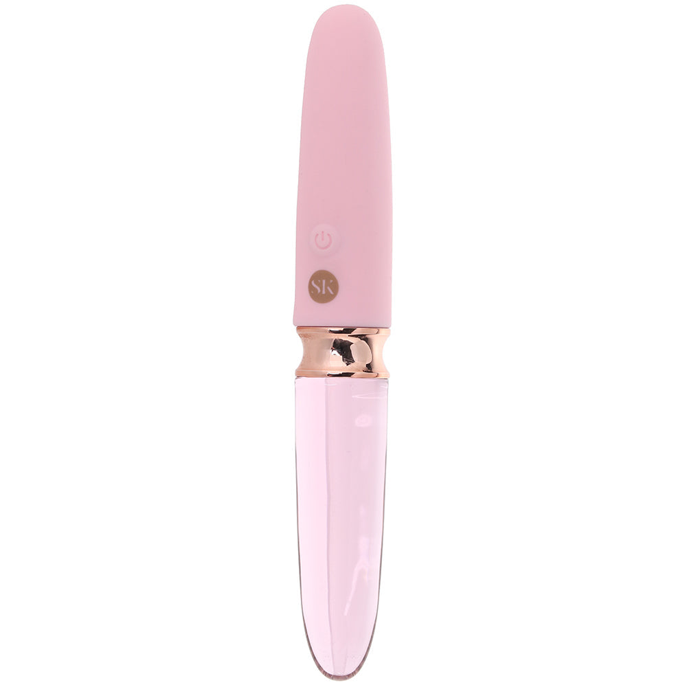 Secret Kisses Lipstick Dual Ended Glass Vibe