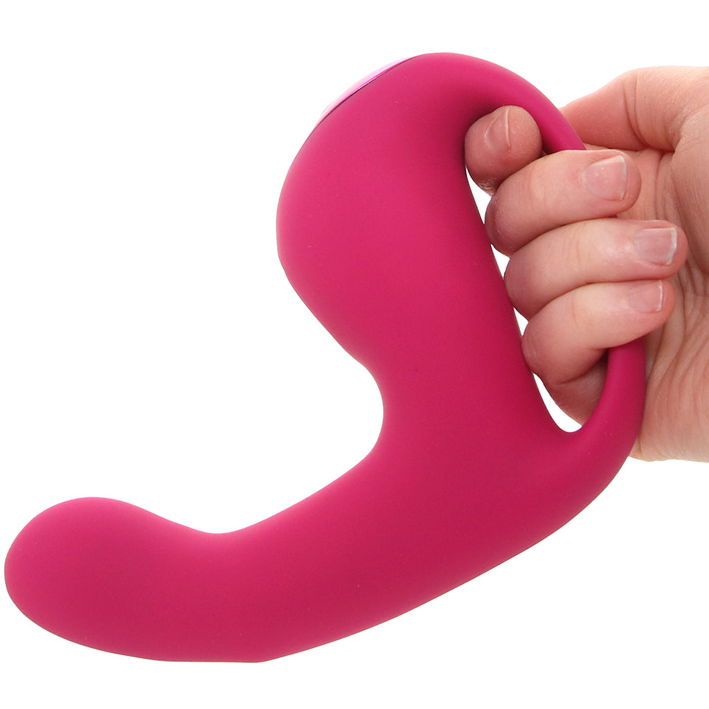 Shots Toys Riko Triple Thumping Finger Motion Vibe in Pink - Vibrators - HoneyHugs Canada (View 8)