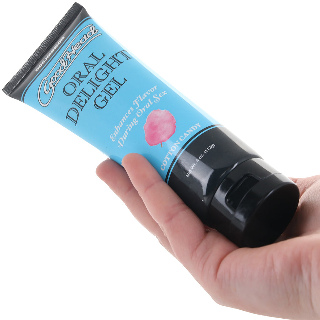 GoodHead Oral Delight Gel 4oz/113g in Cotton Candy