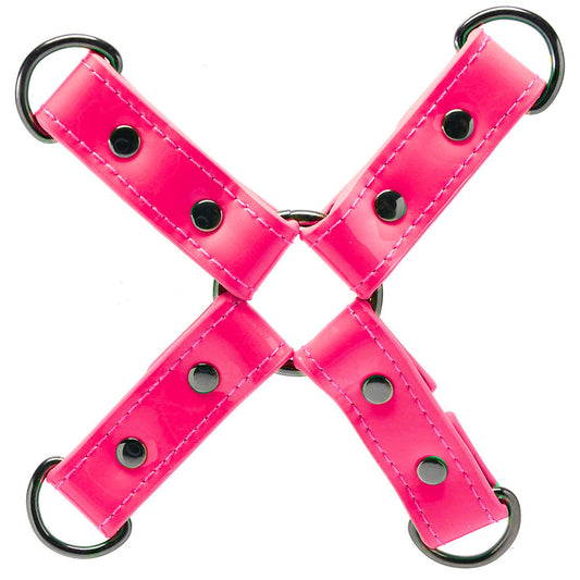 Electra Play Things Radiant Neon Pink Hog Tie Restraint