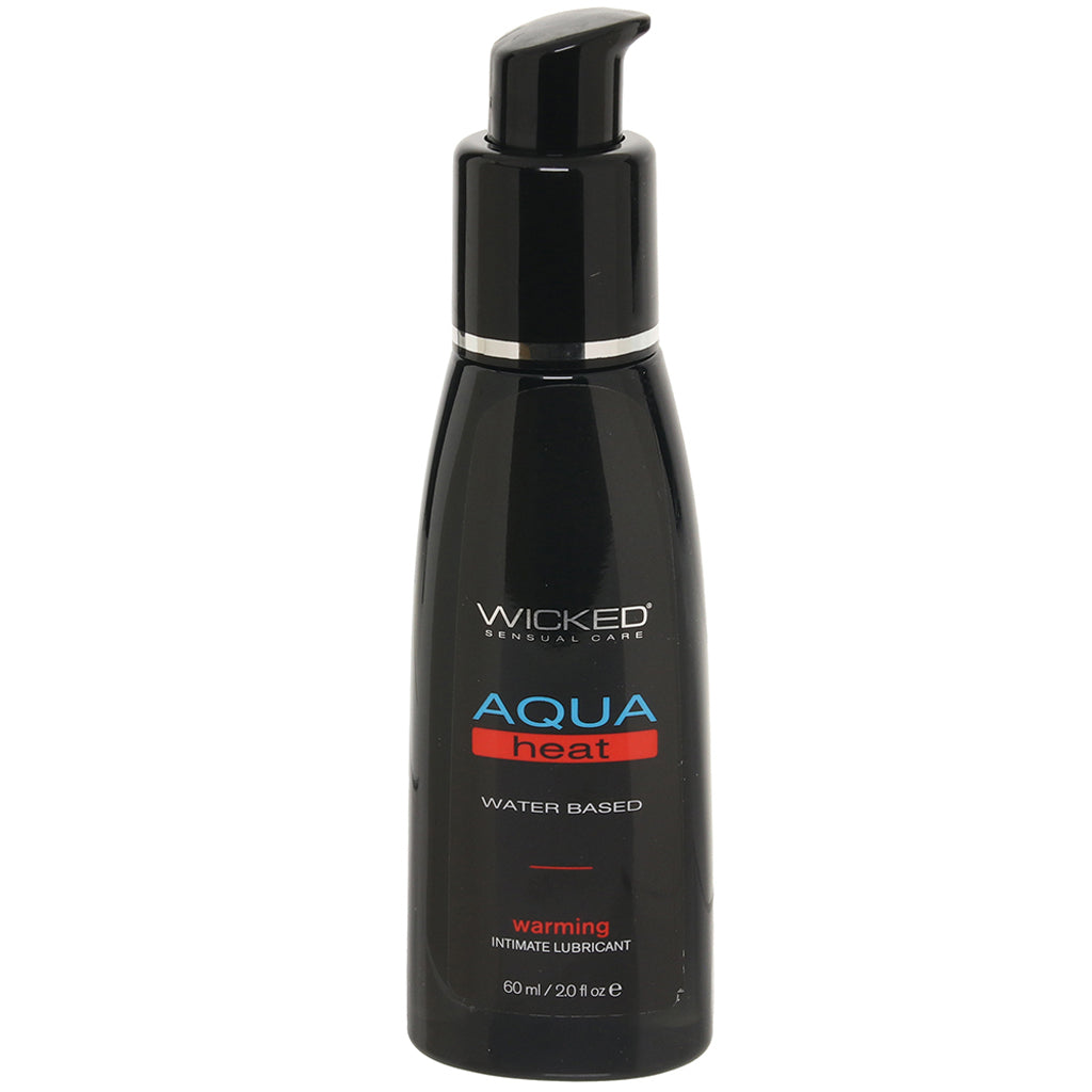 Aqua Lube Aqua Heat Warming Lubricant - Silky, Stimulating, & Stain-Free 2oz/60ml
