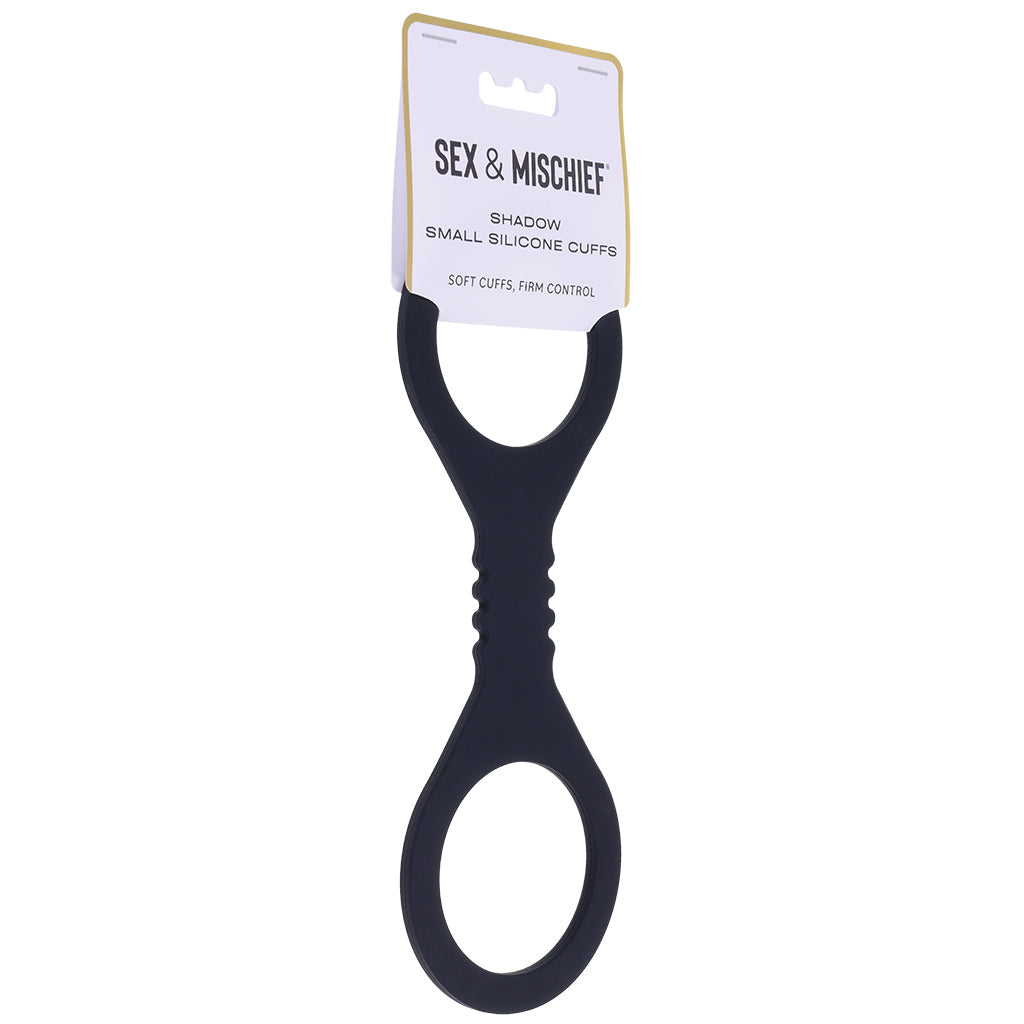 Sex & Mischief Shadow Silicone Cuffs in Small