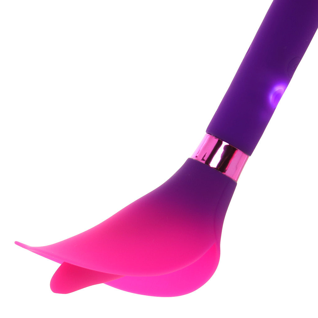 Maia Vala Fiercely Powerful Silicone Flower Vibe in Purple - Vibrators - HoneyHugs Canada (View 8)