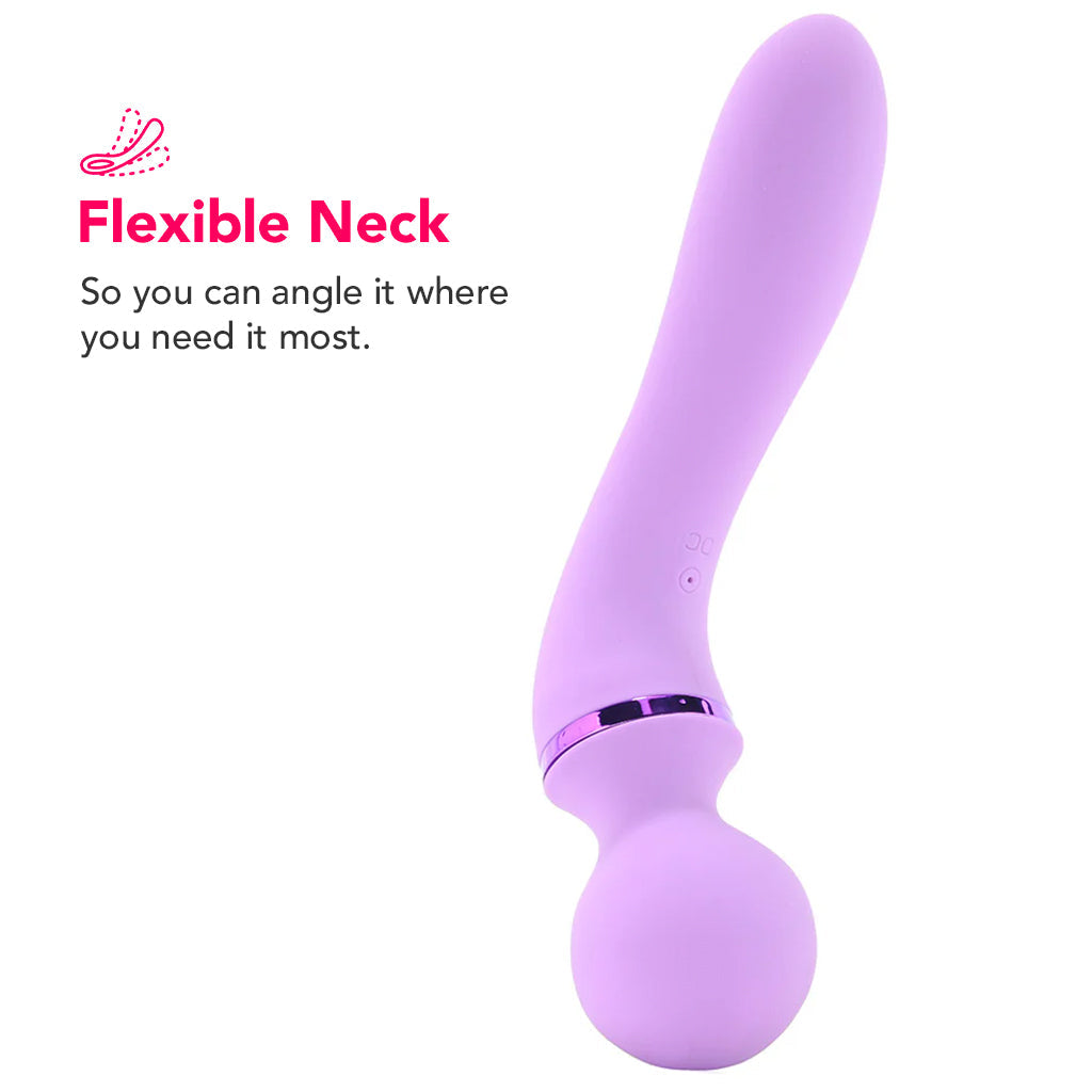 Fantasy For Her Duo Wand Massage-Her in Purple