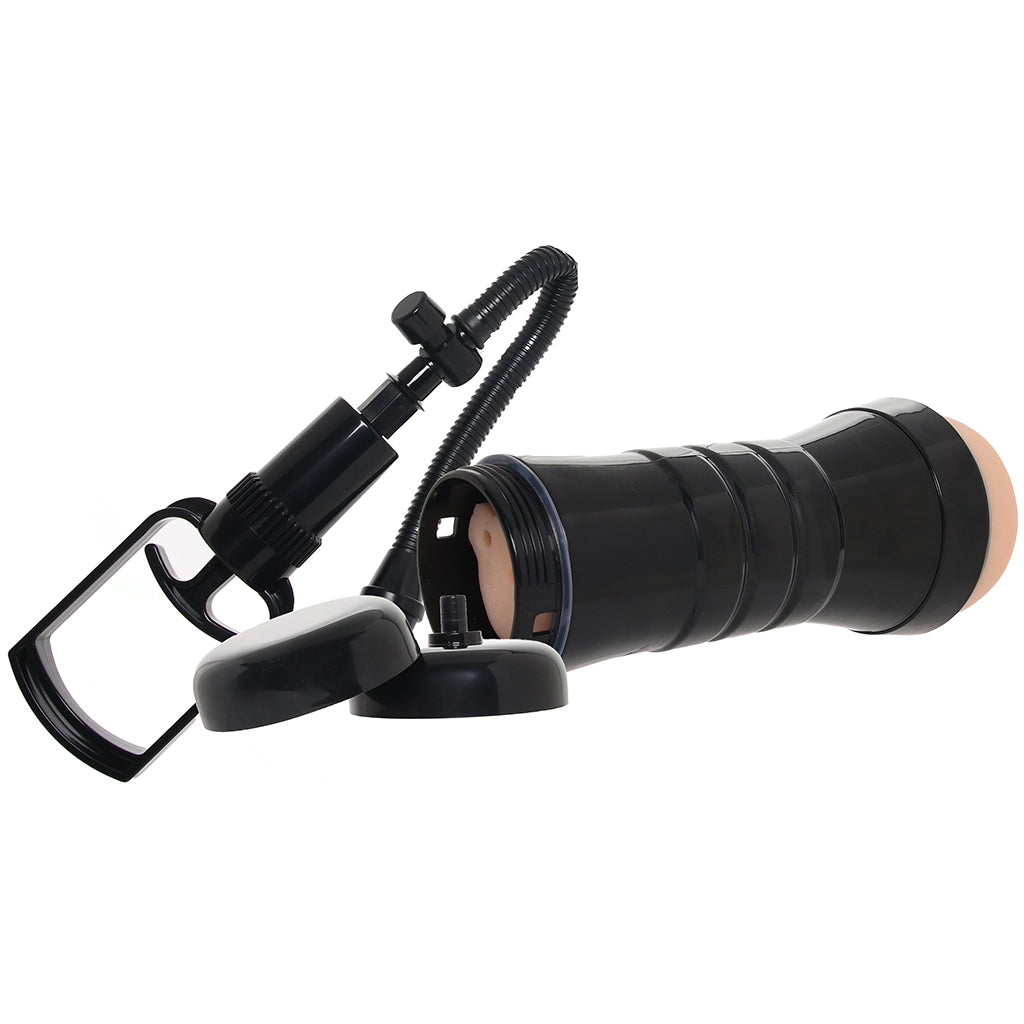 PDX Wet Pussies Super Sucker XXL Stroker in Light