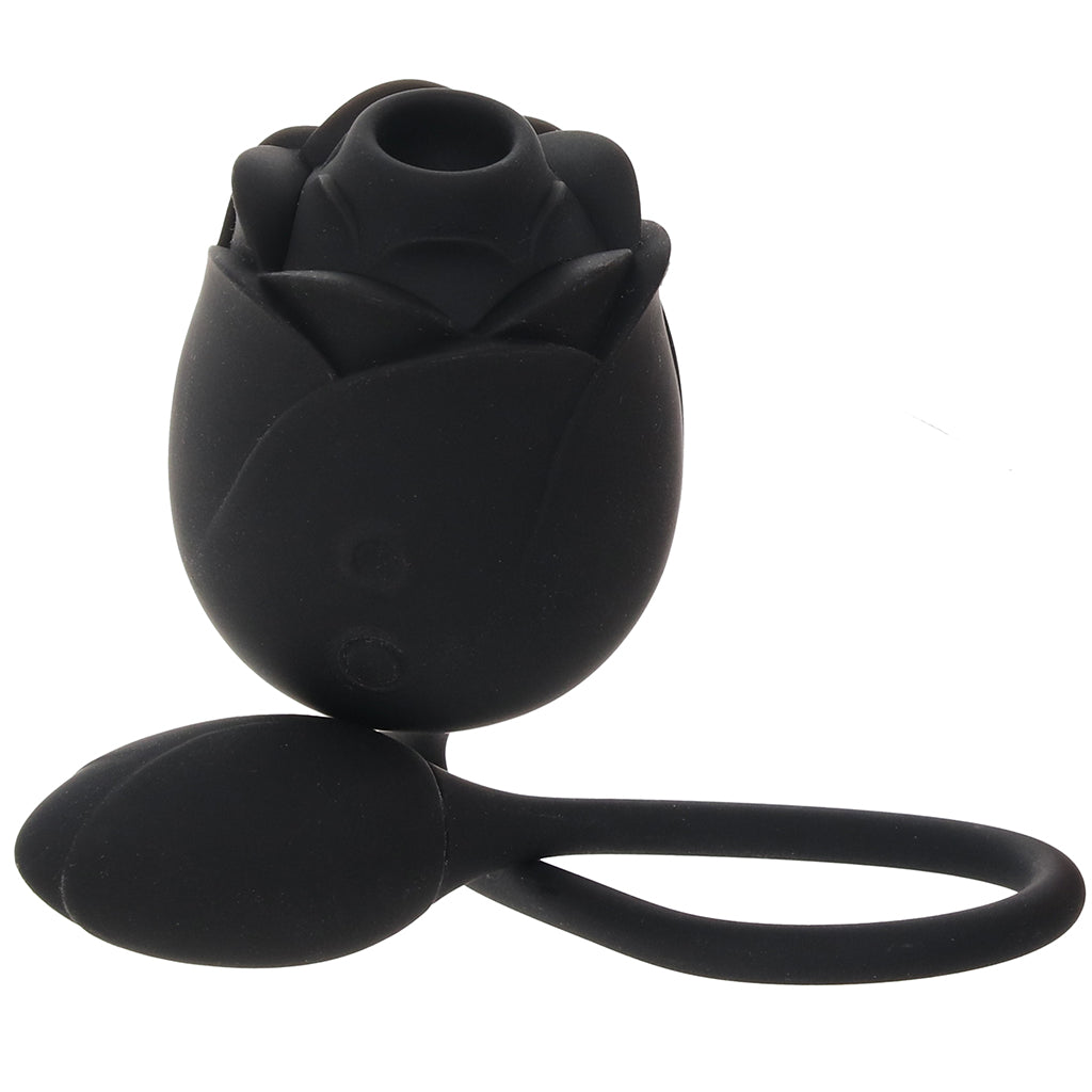 Dark Blushing Rose with Vibrating Egg