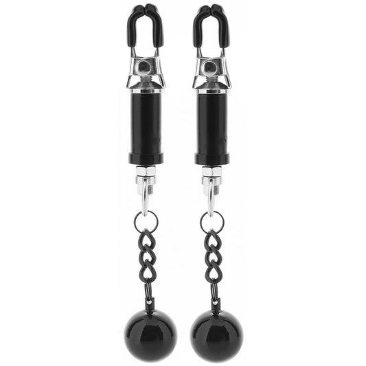 CalExotics Nipple Grips Weighted Twist Clamps - Adjustable, Temperature-Ready & Luxuriously Heavy