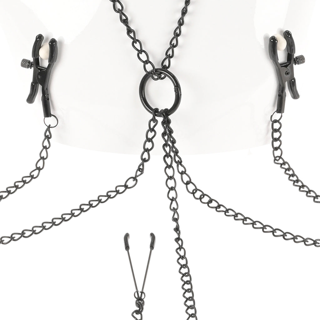 Saffron Nipple to Clit Set: Exquisite Custom Sensation & Connected Pleasure