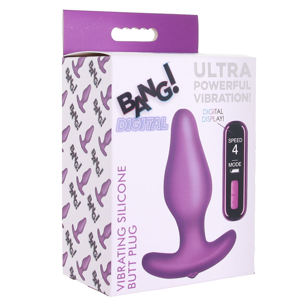 Bang! Vibrating Butt Plug with Digital Remote