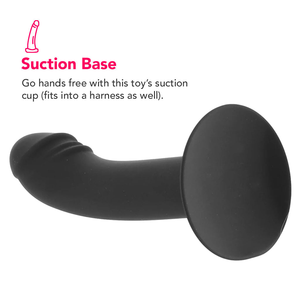 Silicone Curved Anal Stud Probe