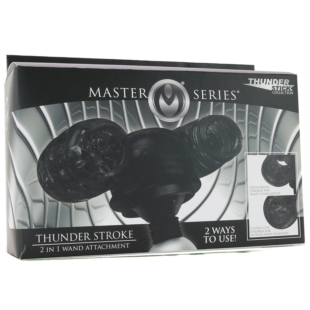 Master Series Master Series Thunder Stroke 2 in 1 Wand Attachment - Magic Wands - HoneyHugs Canada (View 6)