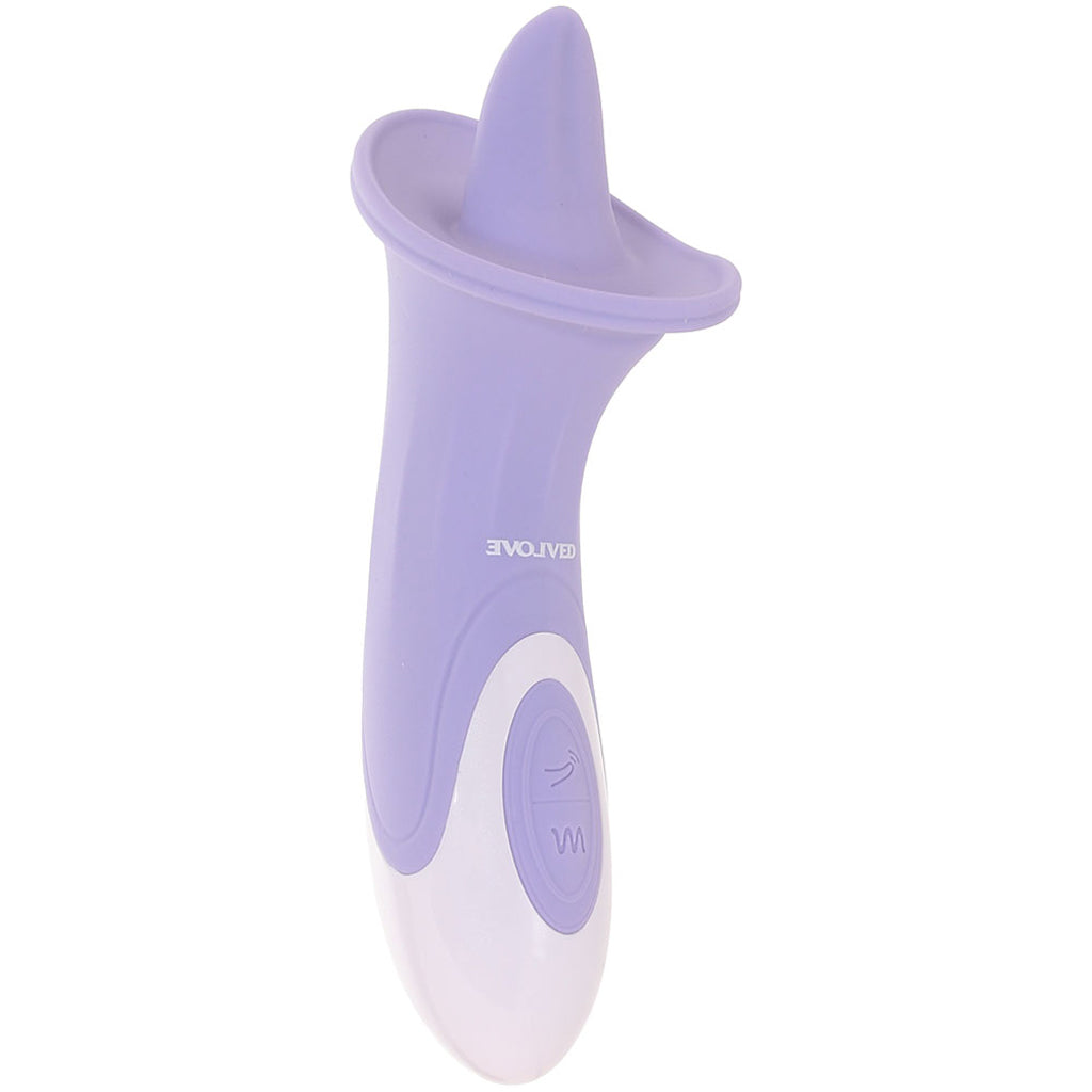 Evolved Novelties Lix & Kisses Tongue Twirling Vibe - Vibrators - HoneyHugs Canada