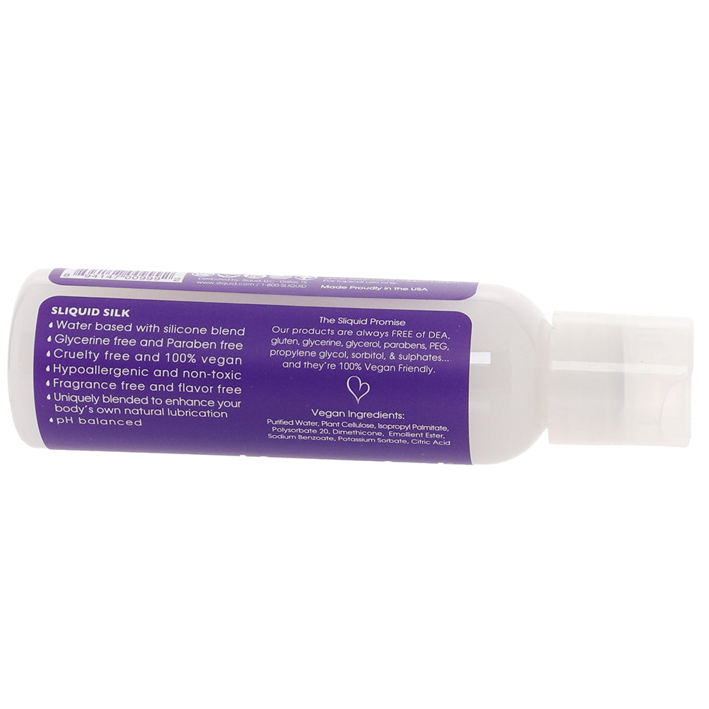 Sliquid Silk Hybrid Intimate Lubricant – Velvety Glide & Enduring Pleasure (2oz/60ml)