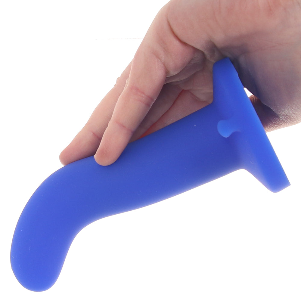 WhipSmart Curved 5.5 Inch Remote Vibe in Blue