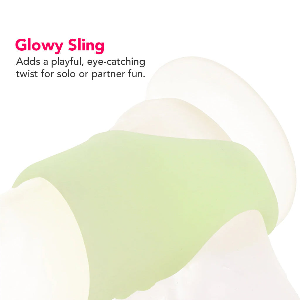 Performance Plus Flare 2-Sling Set: Elevate Pleasure & Stamina with Luxe Glow Rings