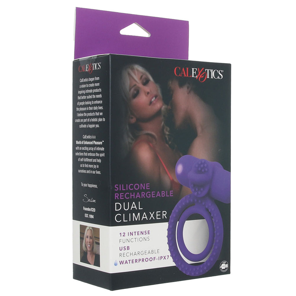 CalExotics Dual Climaxer Vibrating Ring - Vibrators - HoneyHugs Canada (View 6)