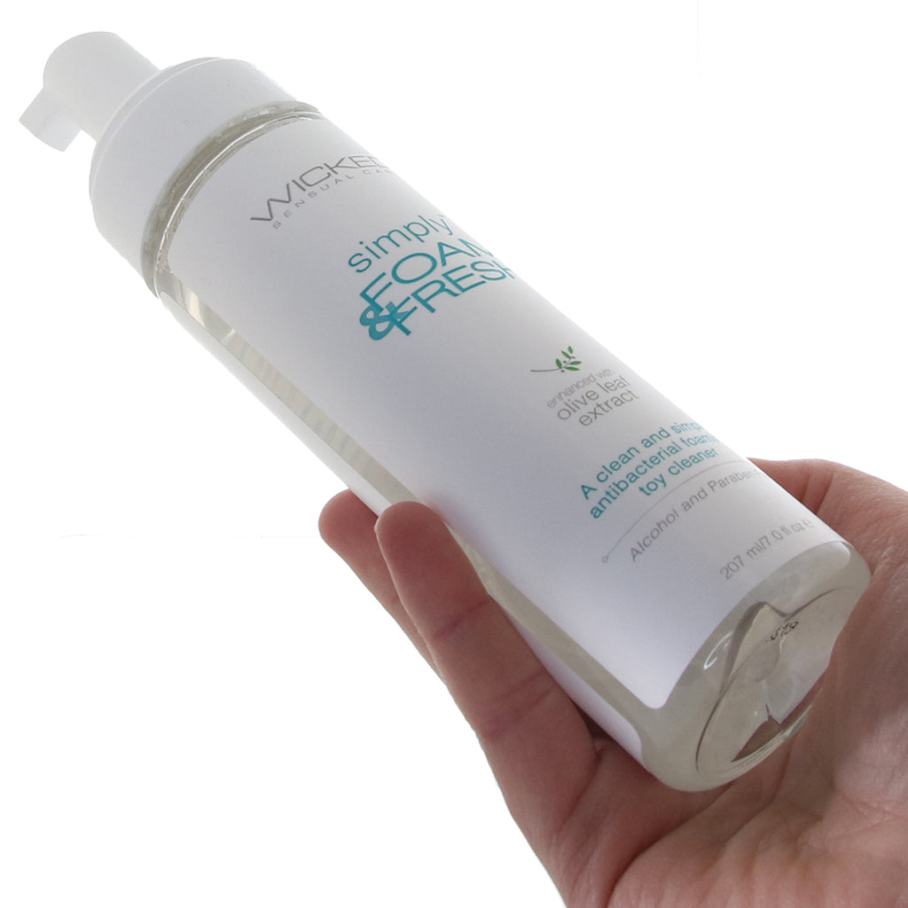 Wicked Sensual Care Simply Foam N' Fresh Alcohol Free Toy Cleaner in 7oz/207ml - Vibrators - HoneyHugs Canada (View 4)