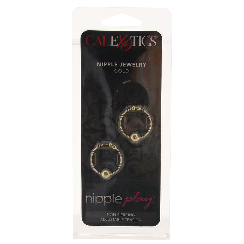 Exquisite Gold Non-Piercing Nipple Jewelry for Intense Sensory Play | Nipple Play