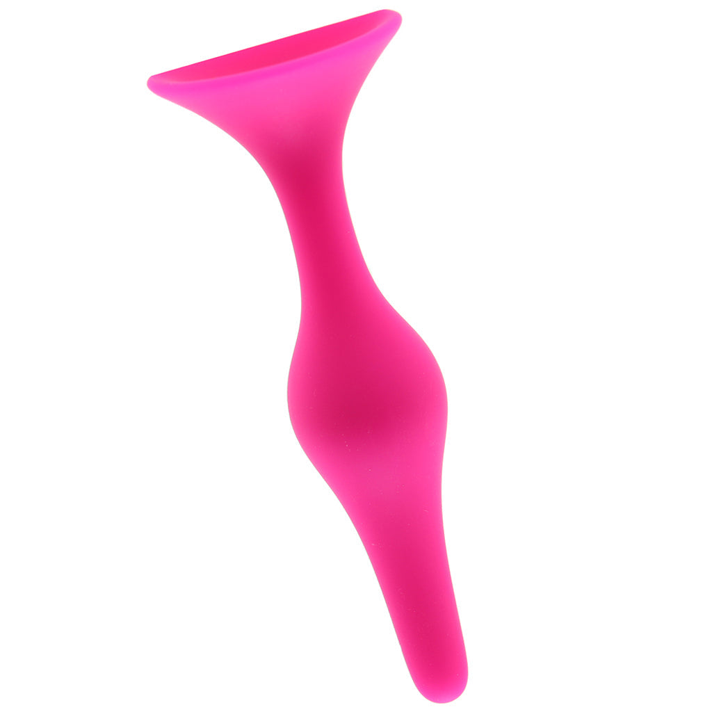 Luxe Pink Silicone Beginner Butt Plug Kit | Three Sizes for Elegant Exploration
